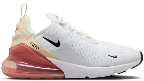 NIKE Damen Freizeitschuhe Sneakers Air Max 270, Weiß, 38