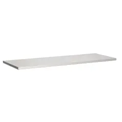 Gastro-Inox Edelstahl Arbeitsplatte, Tiefe 700 mm 301.001 , Maße: (L x T) 1000 x 700 mm
