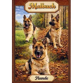 Brave New Books Malbuch, Hunde