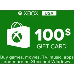 Geschenkkarte Xbox Live 100$