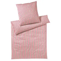 ELEGANTE Mako-Satin, Bettwäsche Double himbeerrot
