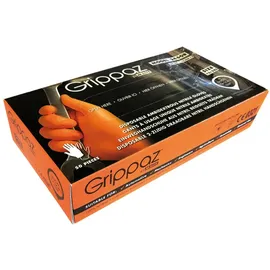 Grippaz Einweghandschuh Grippaz Nbr Gr. 11 orange, Box a 50 Stück