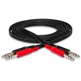 Hosa CSS-202, Stereo Interconnect, Dual 1/4 in TRS to Same, 2 m