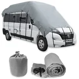 Lemodo Dachschutzplane für Wohnmobile L 850 - 900 cm Grau