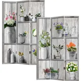 Hti-Living HTI-Living, Paravent + Raumteiler, Paravent