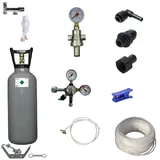 bietal® Anschlußpaket Sprudelwasser Tafelwasseranlagen Gerät Auftisch Anlage Sprudel Tafelwassergerät 6Kg CO2 Flasche
