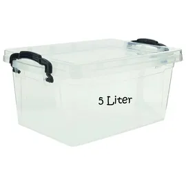 CENTI Warenhandels GmbH Centi Aufbewahrungsbox 31 x 20 x 13,5 cm 5-tlg. transparent