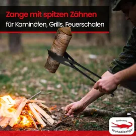 Goldmann Kaminholzzange Metall Ø 0 cm schwarz