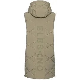 ELBSAND Steppweste Damen khaki Gr.L/40