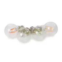 HQ Power LED-Filament-Lampe, transparentes Glasgehäuse, E27, 4 Stück, -