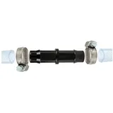 tecuro Schlauchverbinder beidseitig Ø 28 mm schwarz