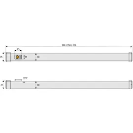 ABUS FPR217 Panzerriegel Weiß 150 cm