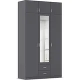 Rauch Wäscheschrank GAMMA 136 x 248 x 54 cm Grau