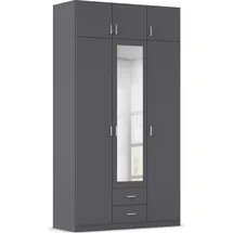 Rauch Wäscheschrank GAMMA 136 x 248 x 54 cm Grau
