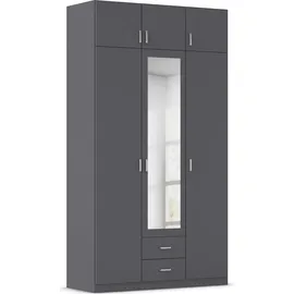 Rauch Wäscheschrank GAMMA 136 x 248 x 54 cm Grau