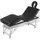 vidaXL Massageliege Klappbar 4-Zonen mit Aluminiumgestell Schwarz