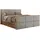 MKS Boxspringbett mit Bettkasten ¦ grau ¦ Maße (cm): B: 168 H: 113