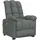 vidaXL Massagesessel 99 x 102 x 99 cm Dunkelgrau elektrisch mit Liegefunktion