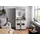 MASSIVMOEBEL24.DE Bar Mango 98x51x190 weiß lackiert TOULOUSE #105