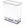Rotho Frischhaltedose rechteckig transparent/weiß 20,0 x 10,0 x 21,4 cm 3,2 l