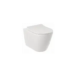 Kludi RESA R Spiralflush-Wand-WC 23WCW0239 52 cm, P-förmiger Abfluss, Mattschwarz