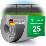 Novatool Sichtschutzstreifen 25 m grau PVC 10 St.