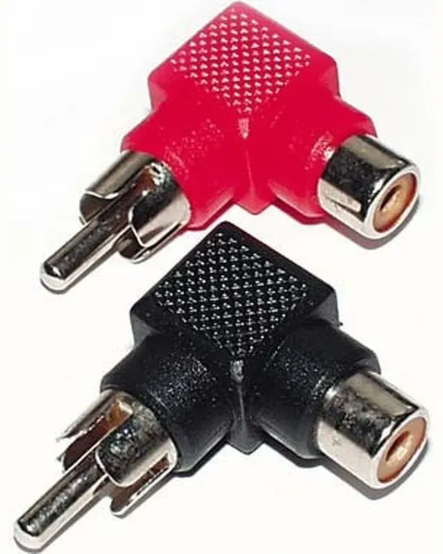 E+P Elektrik Cinch-Winkeladapter GS 95