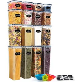 yashe Frischhaltedose transparent 5,3 l 4-teiliges Set