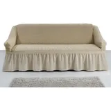 My Palace Sofahusse Sofabezug Sesselbezug elastische Sofahusse mit Schaumstoff-Ankern SF, Neues Wohngefühl mit Premium Sofabezügen beige