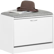 SoBuy Schuhbank FSR16 60 x 46 x 30 cm grau / grau