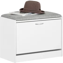 SoBuy Schuhbank FSR16 60 x 46 x 30 cm grau / grau