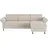 Home Affaire Ecksofa Calypso L-Form Polyester 2-Sitzer Beige