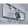 Wohnling Wandgarderobe WL6.446 Silber