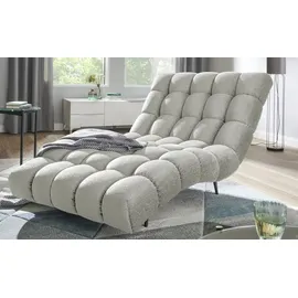 Switch Relaxliege Delphi Velours 120 x 84 x 168 cm Grau