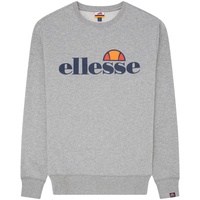 ellesse Herren Sweatshirt SUCCISO - Sweater, Rundhals, Langarm, Logo-Print Grau 3XL