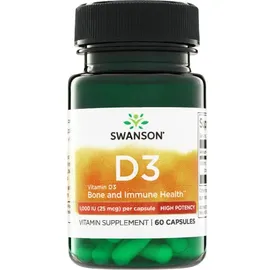 Swanson Vitamin D3 Kapseln 60 St.