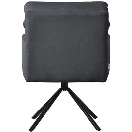 ML-Design Esszimmerstühle drehbar 2er Set Anthrazit, Rückenlehne, Auto-Position,