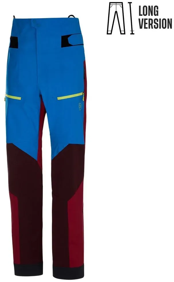 La Sportiva Supercouloir GTX Pro Pant M - Hardshellhose (Auslauf) - S - Electric Blue/Sangria
