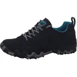 Allrounder NASAN Tex Damen, Schnürschuhe wasserdicht blau aus Leder Velour und Textil
