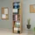 [en.casa] Bücherregal Vara 178 x 49 x 30 cm Beige