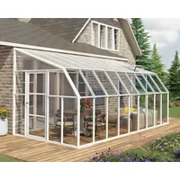 CANOPIA Sun Room Alu Weiß PVC 3 mm 14,66 m2