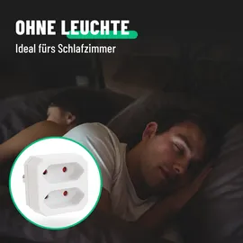 greate Doppelsteckdose Weiß 3 St.