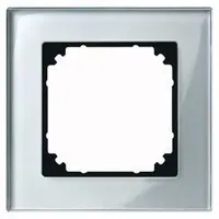 Merten 1fach Rahmen M-Plan, System M Silber 489160
