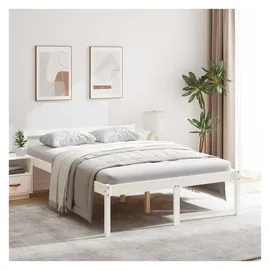 vidaXL Seniorenbett 140 x 200 cm Weiß