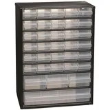 RAACO Kleinteilemagazin B306xT150xH420mm Stahlbl.34 Schubl.Poypropylen