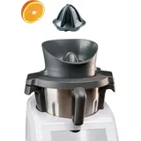 Mixcover Saftpresse für Monsieur Cuisine Smart Zitruspresse für Monsieur Cuisine Smart MCS Entsafter Zubehör - Schwarz