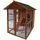 Hti-Living Grosses Hühnerhaus mit Freilaufgehege für 6 - 8 Hühner, Gehege