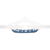 Cressi Mask Strap Professional Serie Group [C] Clear/Blue Metal - Original Ausrüstungsband Tauch und Schnorchelmasken, Gruppe [C] Klar/Blau Metall, Einheitsgröße, Unisex