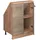 Vicco Dachschrägenschrank Rion 60 x 46 x 81,6 cm Braun