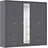 Drehtürenschrank WILDBERG 230 x 212 x 58 cm Grau